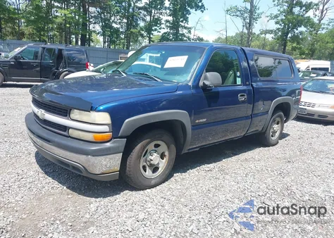 1999 Chevrolet Silverado C1500 из США, поврежденный, VIN 1GCEC14W6XZ135006